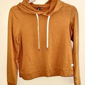Vuori Halo Hooded Sweatshirt - Flax Heather - XS